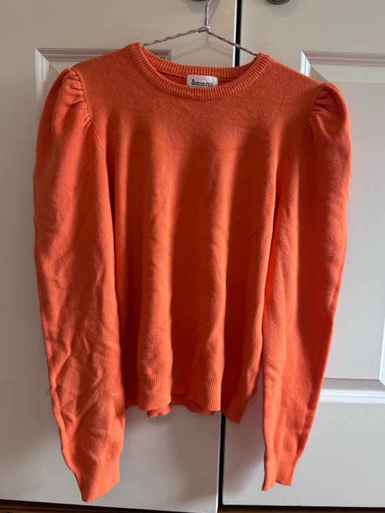 Sweaters - & merci orange sweater. Size medium. Like new